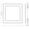 Светильник VIDEX Downlight VL-DL6S-24CW White 24W 3000-6500K