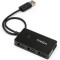 USB-хаб VINGA USB 2.0 to 4xUSB2.0 (VHA2A4N)