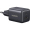 Зарядний пристрій UGREEN X514 20W 1xUSB-C, 1xUSB-A GaN Fast Charger Black (65737)