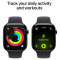 Смарт-годинник APPLE Series 11 GPS + Cellular 46mm Slate Titanium Case with Black Sport Band S/M (MFD14RK/A)