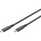 Кабель DIGITUS USB4 Gen3 CM/CM 1м (AK-300343-008-S)