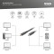 Кабель DIGITUS USB4 Gen3 CM/CM 1м (AK-300343-008-S)