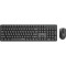 Комплект беспроводной GEMBIRD Silent Key Pro Business KBS-WMS-01-CYRL Black