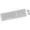 Комплект беспроводной GEMBIRD Slim Pro Business KBS-WPS-01-W-CYRL White