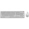 Комплект беспроводной GEMBIRD Silent Key Pro Business KBS-WMS-01-W-CYRL White