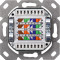 Розетка накладна DIGITUS 2xRJ-45 Cat.6a STP White (DN-9007-S-1)