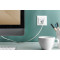 Розетка настінна DIGITUS 2xRJ-45 Cat.6a STP White (DN-9007-1)