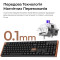 Клавиатура беспроводная KEYCHRON K10 HE Gateron Double-Rail Magnetic Nebula Switch Black