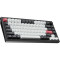 Клавиатура беспроводная KEYCHRON Q1 HE Gateron Double-Rail Magnetic Nebula Switch Black