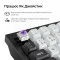 Клавиатура беспроводная KEYCHRON Q1 HE Gateron Double-Rail Magnetic Nebula Switch Black