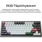 Клавиатура беспроводная KEYCHRON Q1 HE Gateron Double-Rail Magnetic Nebula Switch Black