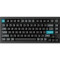 Клавиатура беспроводная KEYCHRON Q1 Ultra Silk POM Red Switch Black