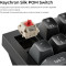 Клавиатура беспроводная KEYCHRON Q1 Ultra Silk POM Red Switch Black