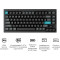 Клавиатура беспроводная KEYCHRON Q1 Ultra Silk POM Red Switch Black