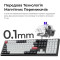Клавиатура беспроводная KEYCHRON Q6 HE Gateron Double-Rail Magnetic Nebula Switch Carbon Black