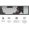 Клавиатура беспроводная KEYCHRON Q6 HE Gateron Double-Rail Magnetic Nebula Switch Carbon Black