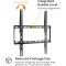 Крепление настенное для ТВ BRATECK KL37-44T 32"-75" Black