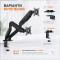 Крепление настольное для 2-х мониторов ITECH MBSG-04F 17"-32" Black