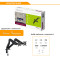 Крепление настольное для 2-х мониторов ITECH MBSG-04F 17"-32" Black