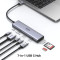 Порт-репликатор UGREEN CM511 7-in-1 USB-C Hub (45521)