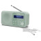 Портативный радиоприёмник SHARP DR-P420 Tokyo Portable Digital Radio Aquamarine Green