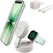 Беспроводное зарядное устройство BELKIN UltraCharge Pro 2-in-1 Convertible Magnetic Charging Dock Sand (WIZ043KQSD)