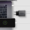 Зарядний пристрій AXAGON 1xUSB-A QC4.0, 1xUSB-C PD45W, LCD Black