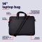 Сумка для ноутбука TRUST Bologna Slim 14" Black (26207)