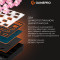Клавиатура GAMEPRO MK130 V2 Infinity QLAB Sakura Switch Black