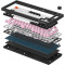 Клавиатура GAMEPRO MK160 V2 Warden QLAB Sakura Switch Black