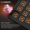 Клавиатура GAMEPRO MK160 V2 Warden QLAB Sakura Switch Black