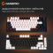 Клавиатура GAMEPRO MK160 V2 Warden QLAB Sakura Switch Black