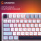 Клавиатура GAMEPRO MK160 V2 Warden QLAB Sakura Switch White