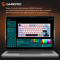 Клавиатура GAMEPRO MK160 V2 Warden QLAB Sakura Switch White