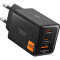 Зарядное устройство SPIGEN Essential 47W Wall Charger 2xUSB-C, 1xUSB-A Black (ACH09465)