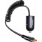 Автомобільний зарядний пристрій BASEUS Tiny Star Mini Car Charger 30W Black w/USB-C cable (C00035001121-00)