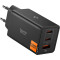 Зарядное устройство SPIGEN Essential 67W Wall Charger 2xUSB-C, 1xUSB-A Black (ACH09458)