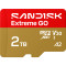 Карта памяти SANDISK microSDXC Extreme Go 2TB UHS-I V30 A2 Class 10 (SDSQXGN-2T00-GN6MN)