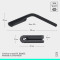 Мышь LOGITECH Mobi Fold Graphite (910-007604)