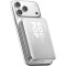 Повербанк с беспроводной зарядкой MOMAX 1-Power Pass Battery Pack 20W 10000mAh Silver (IP166S)