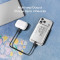 Повербанк с беспроводной зарядкой MOMAX 1-Power Pass Battery Pack 20W 10000mAh Silver (IP166S)