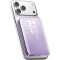 Повербанк с беспроводной зарядкой MOMAX 1-Power Pass Battery Pack 20W 5000mAh Purple (IP165U)