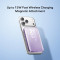 Повербанк с беспроводной зарядкой MOMAX 1-Power Pass Battery Pack 20W 5000mAh Purple (IP165U)