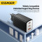 Зарядное устройство ESSAGER 67W GaN Travel Charger 2C+1A Black (ECT67W-LJB01-Z)