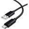 Кабель BOROFONE BX123 Leya USB-A to USB-C 1м Black