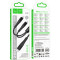 Кабель HOCO X123 Victory 2-in-1 Type-C to Type-C/Type-C 1м Black