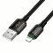 Кабель HOCO X127 Exceed USB-A to Lightning 1м Black