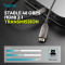 Кабель оптичний (AOC) DIGITUS UHD 8K Hybrid Fiber Optic HDMI v2.1 40м Black (AK-330126-400-S)