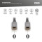 Кабель оптичний (AOC) DIGITUS UHD 4K/60 Hz AV Connection USB-C 15м Black (AK-330160-150-S)