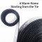 Органайзер для кабелей ESSAGER Velcro Cable Organizer 1m Black